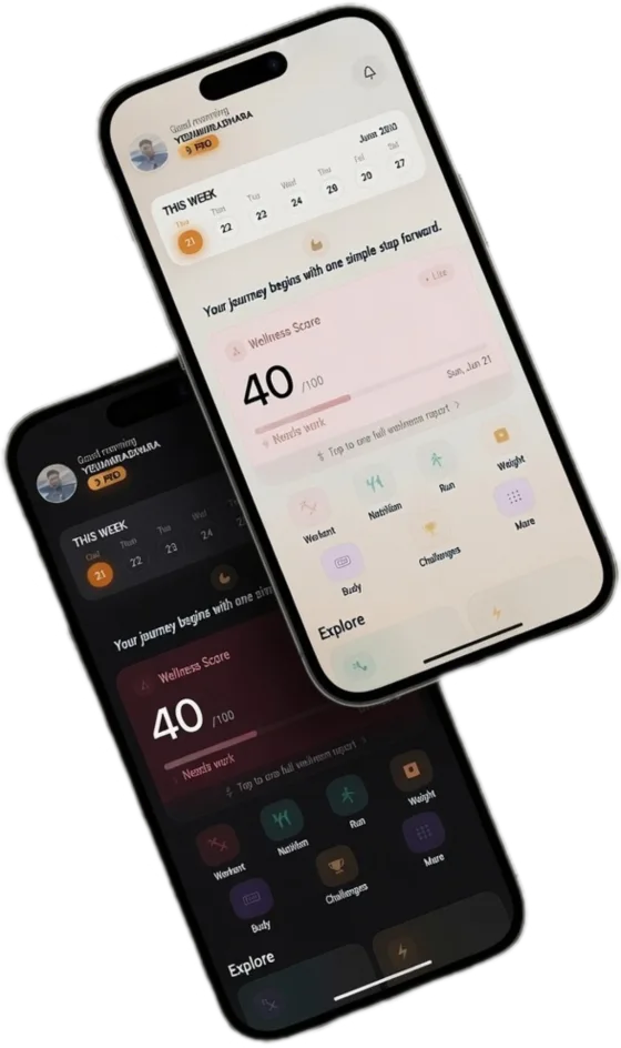 BodyFastLane AI fitness and wellness app on iPhone